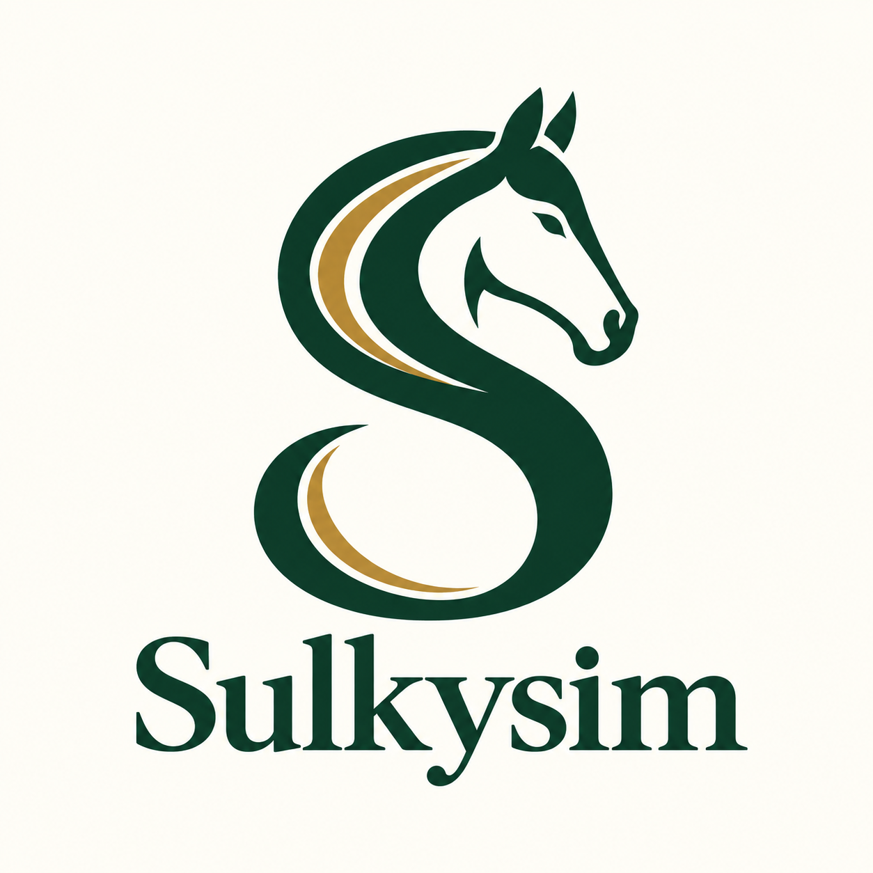 Sulkysim — cheval de profil en forme de S